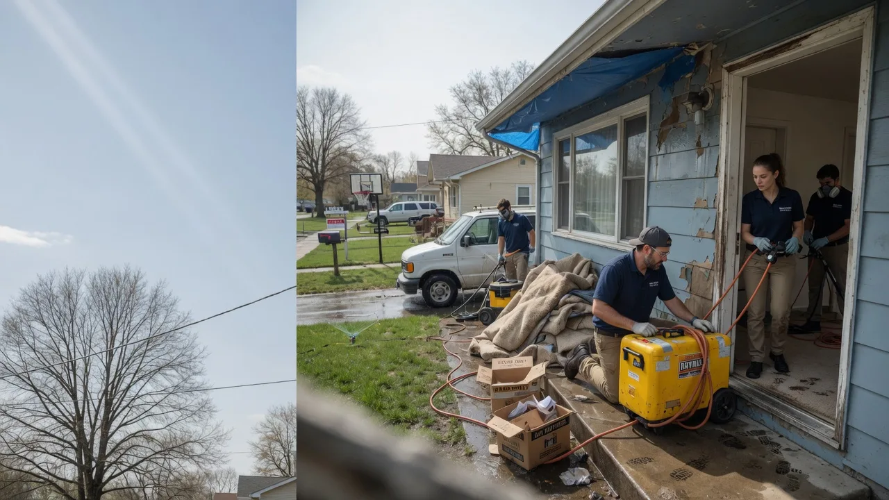 Basement Flood Cleanup in Coatesville, IN near me